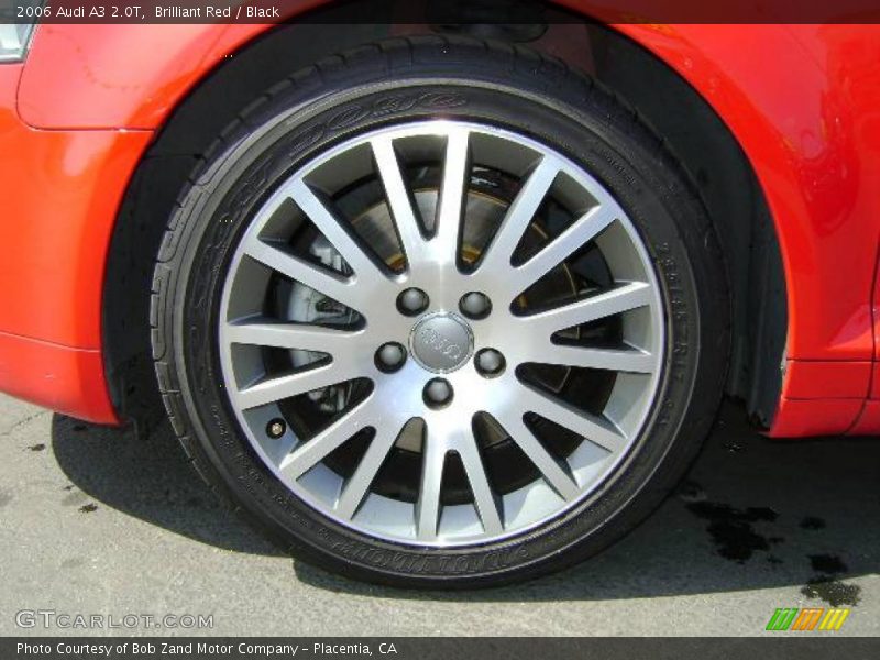 Brilliant Red / Black 2006 Audi A3 2.0T