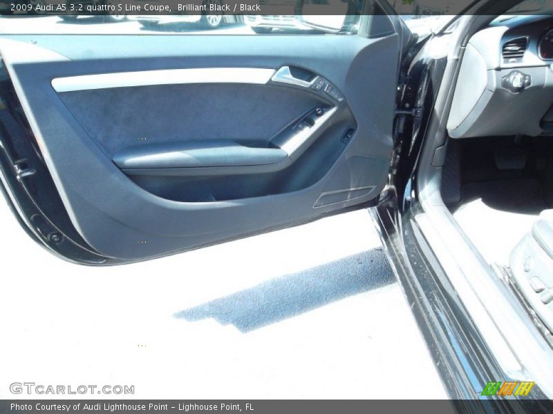 Brilliant Black / Black 2009 Audi A5 3.2 quattro S Line Coupe