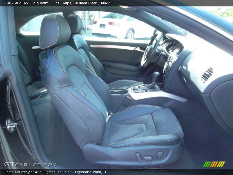 Brilliant Black / Black 2009 Audi A5 3.2 quattro S Line Coupe