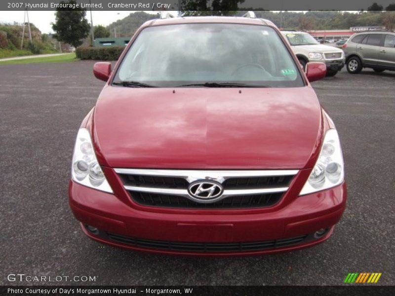 Cranberry Red / Gray 2007 Hyundai Entourage Limited