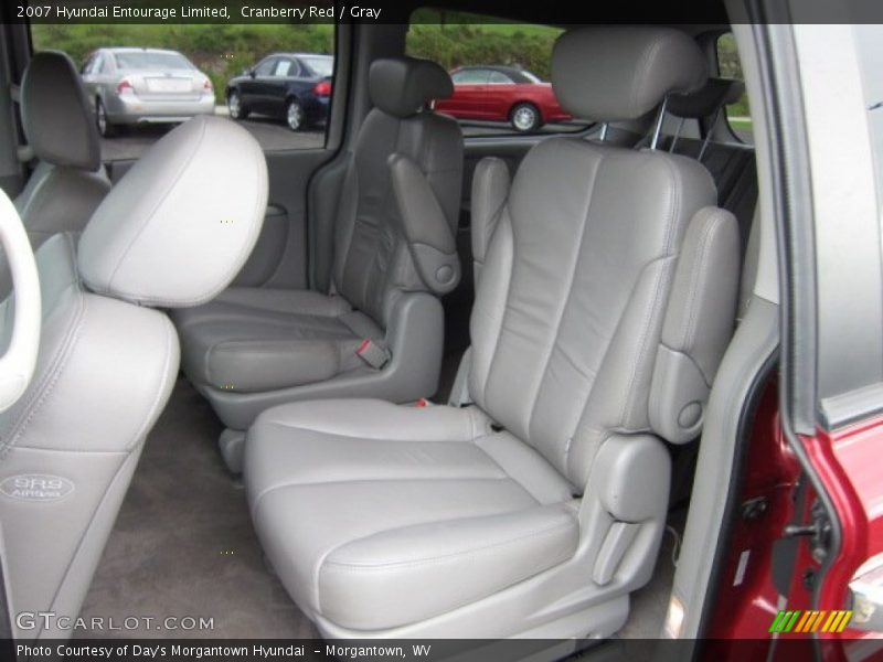 Cranberry Red / Gray 2007 Hyundai Entourage Limited