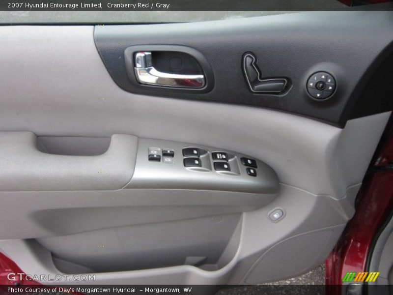 Cranberry Red / Gray 2007 Hyundai Entourage Limited
