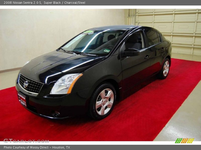 Super Black / Charcoal/Steel 2008 Nissan Sentra 2.0 S