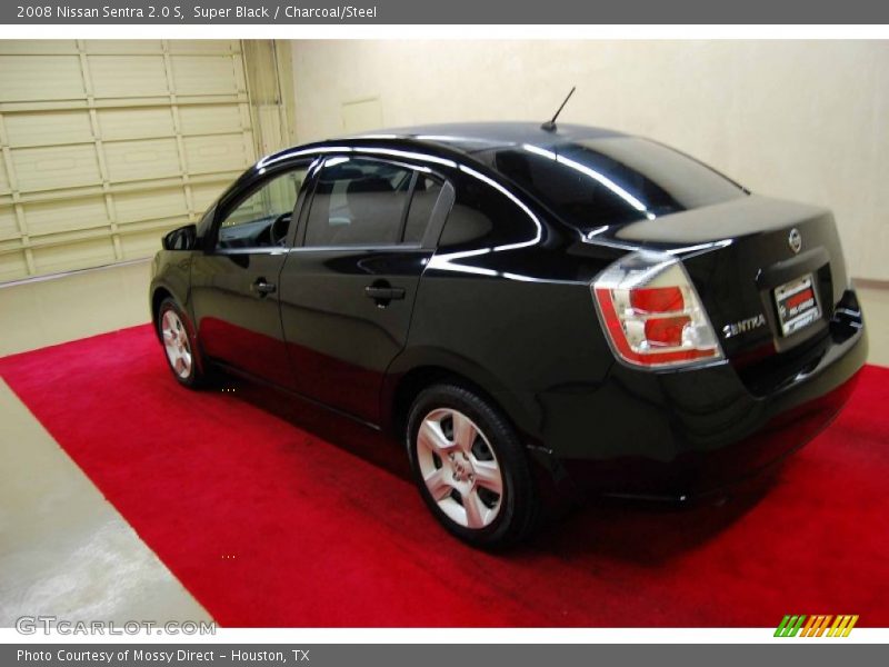 Super Black / Charcoal/Steel 2008 Nissan Sentra 2.0 S