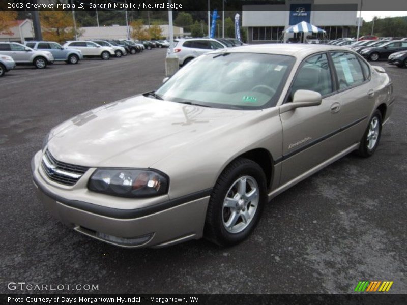 Sandrift Metallic / Neutral Beige 2003 Chevrolet Impala LS