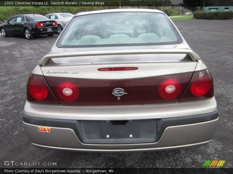 Sandrift Metallic / Neutral Beige 2003 Chevrolet Impala LS