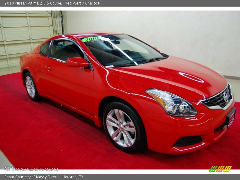 Red Alert / Charcoal 2010 Nissan Altima 2.5 S Coupe