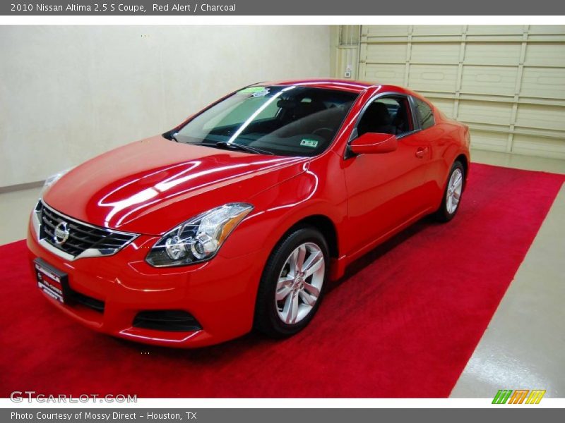 Red Alert / Charcoal 2010 Nissan Altima 2.5 S Coupe