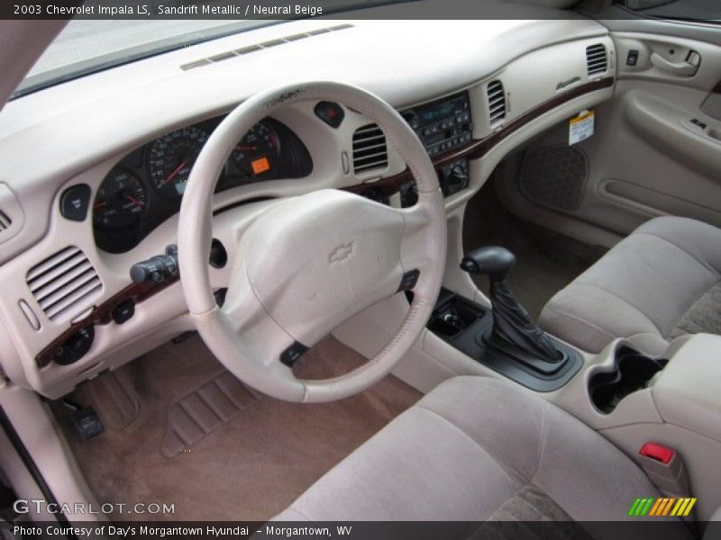 Neutral Beige Interior - 2003 Impala LS 