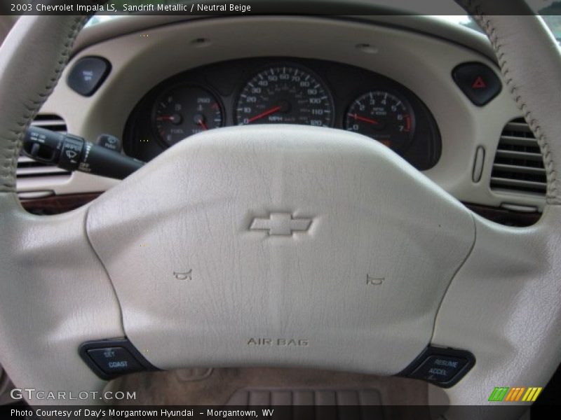 Sandrift Metallic / Neutral Beige 2003 Chevrolet Impala LS