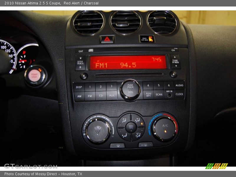 Red Alert / Charcoal 2010 Nissan Altima 2.5 S Coupe