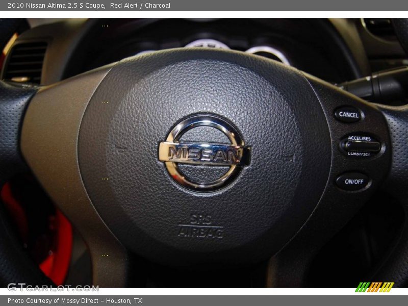 Red Alert / Charcoal 2010 Nissan Altima 2.5 S Coupe