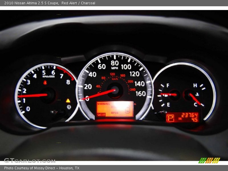 Red Alert / Charcoal 2010 Nissan Altima 2.5 S Coupe