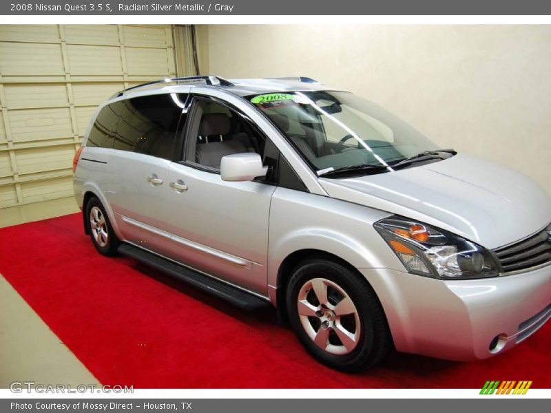 Radiant Silver Metallic / Gray 2008 Nissan Quest 3.5 S