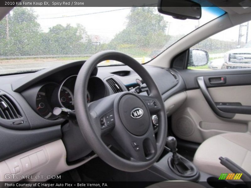 Spicy Red / Stone 2010 Kia Forte Koup EX
