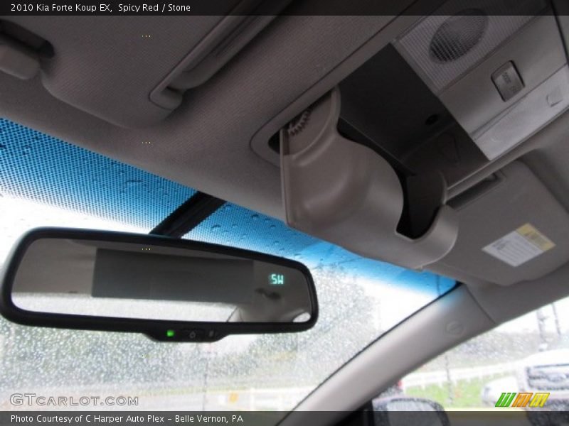 Spicy Red / Stone 2010 Kia Forte Koup EX