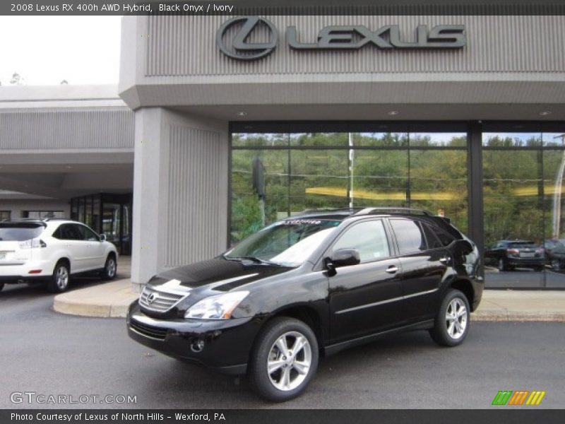 Black Onyx / Ivory 2008 Lexus RX 400h AWD Hybrid