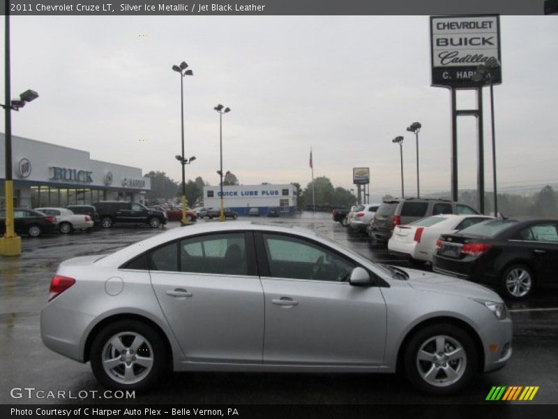 Silver Ice Metallic / Jet Black Leather 2011 Chevrolet Cruze LT