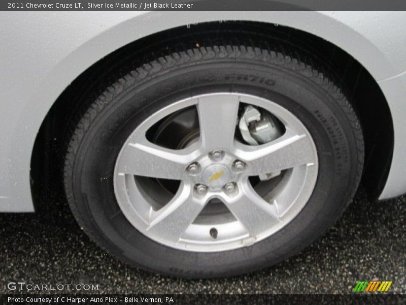 Silver Ice Metallic / Jet Black Leather 2011 Chevrolet Cruze LT