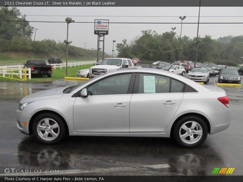 Silver Ice Metallic / Jet Black Leather 2011 Chevrolet Cruze LT