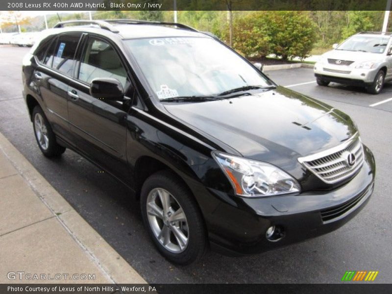 Black Onyx / Ivory 2008 Lexus RX 400h AWD Hybrid