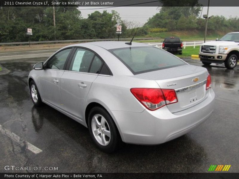 Silver Ice Metallic / Jet Black Leather 2011 Chevrolet Cruze LT