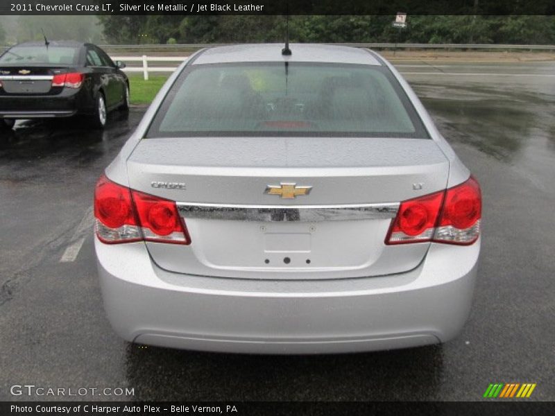 Silver Ice Metallic / Jet Black Leather 2011 Chevrolet Cruze LT