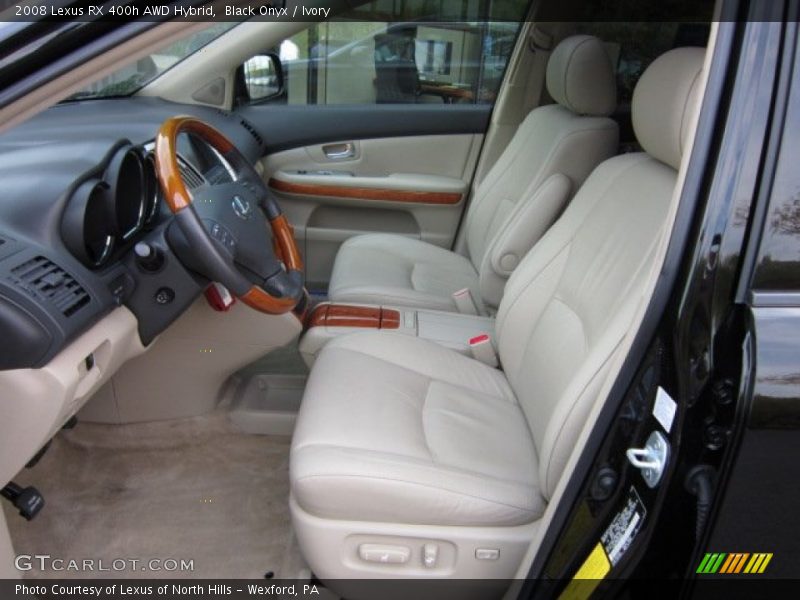 Black Onyx / Ivory 2008 Lexus RX 400h AWD Hybrid