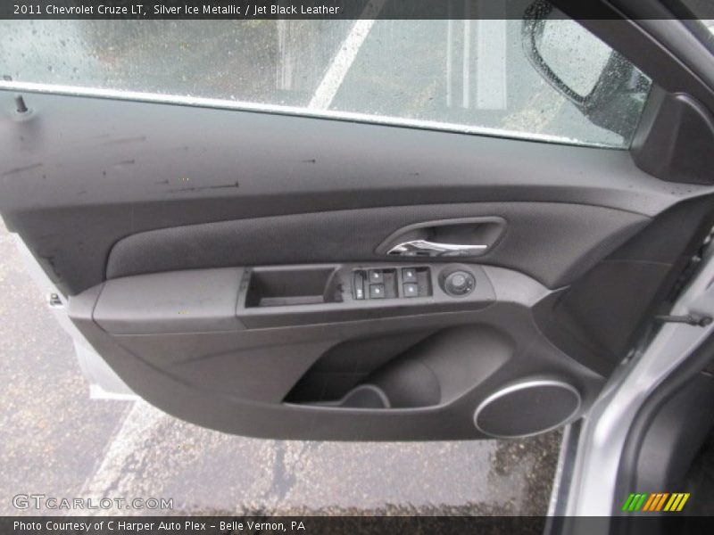 Silver Ice Metallic / Jet Black Leather 2011 Chevrolet Cruze LT