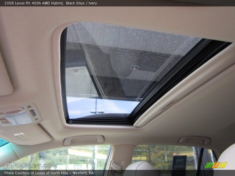 Black Onyx / Ivory 2008 Lexus RX 400h AWD Hybrid