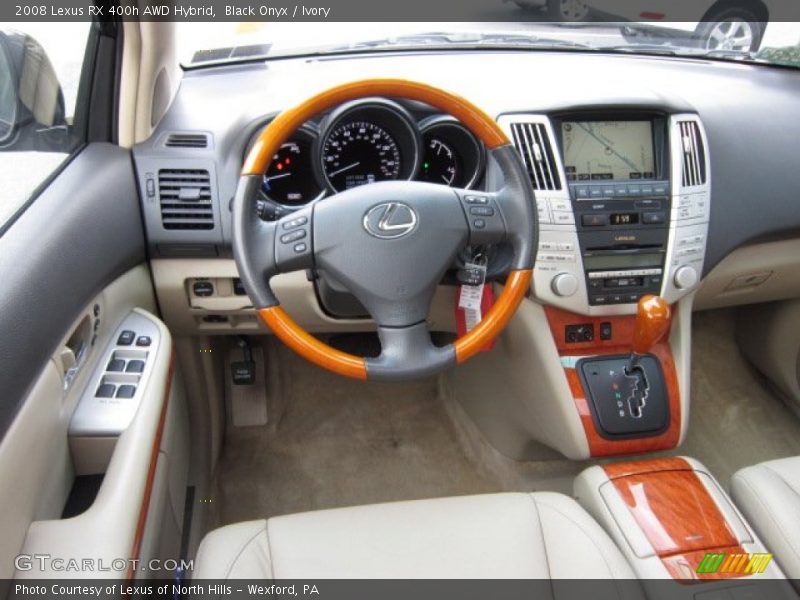 Black Onyx / Ivory 2008 Lexus RX 400h AWD Hybrid