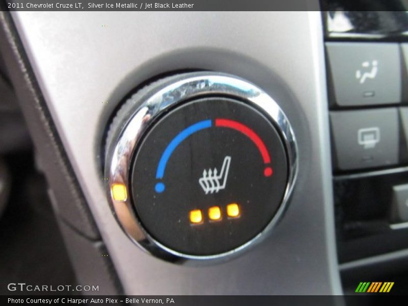 Silver Ice Metallic / Jet Black Leather 2011 Chevrolet Cruze LT