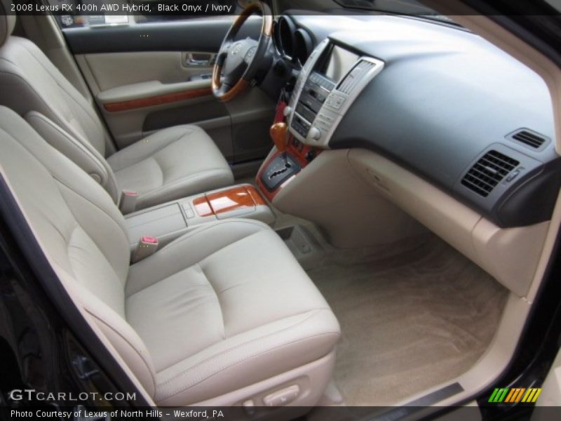 Black Onyx / Ivory 2008 Lexus RX 400h AWD Hybrid