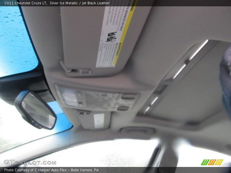 Silver Ice Metallic / Jet Black Leather 2011 Chevrolet Cruze LT
