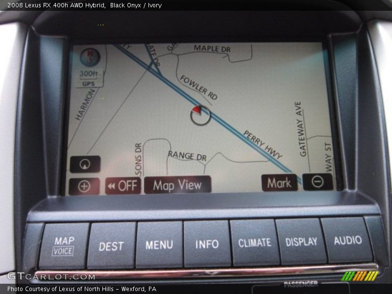 Black Onyx / Ivory 2008 Lexus RX 400h AWD Hybrid