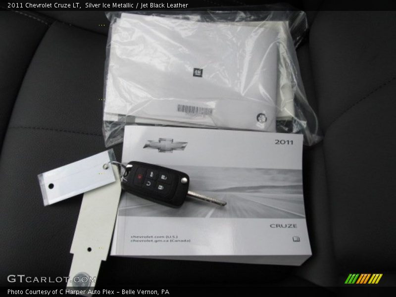 Silver Ice Metallic / Jet Black Leather 2011 Chevrolet Cruze LT