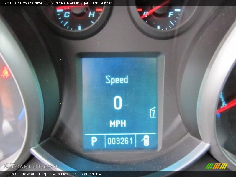 Silver Ice Metallic / Jet Black Leather 2011 Chevrolet Cruze LT