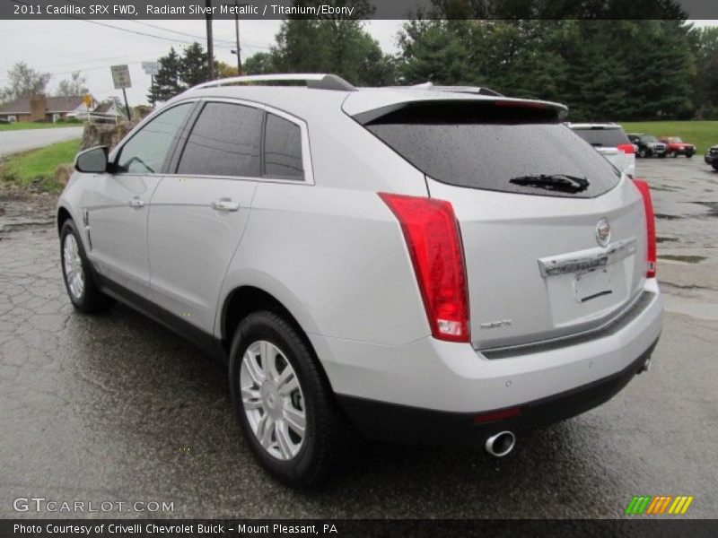 Radiant Silver Metallic / Titanium/Ebony 2011 Cadillac SRX FWD