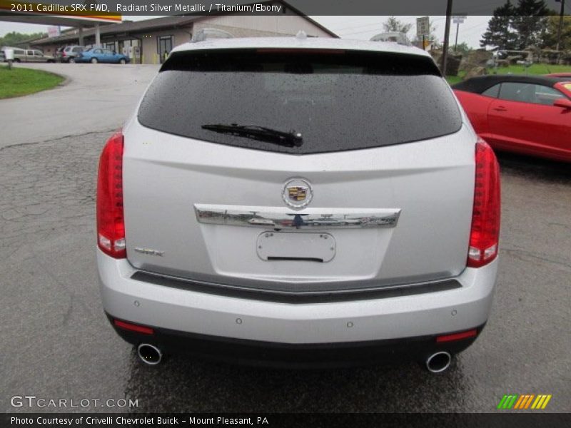 Radiant Silver Metallic / Titanium/Ebony 2011 Cadillac SRX FWD