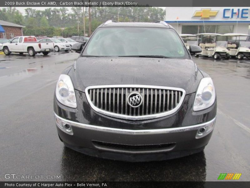 Carbon Black Metallic / Ebony Black/Ebony 2009 Buick Enclave CX AWD