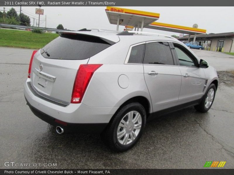 Radiant Silver Metallic / Titanium/Ebony 2011 Cadillac SRX FWD