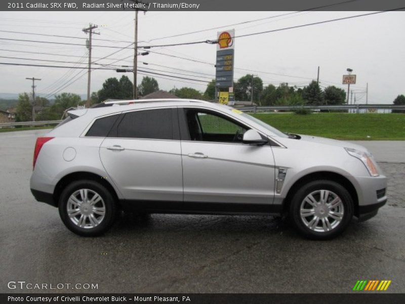 Radiant Silver Metallic / Titanium/Ebony 2011 Cadillac SRX FWD