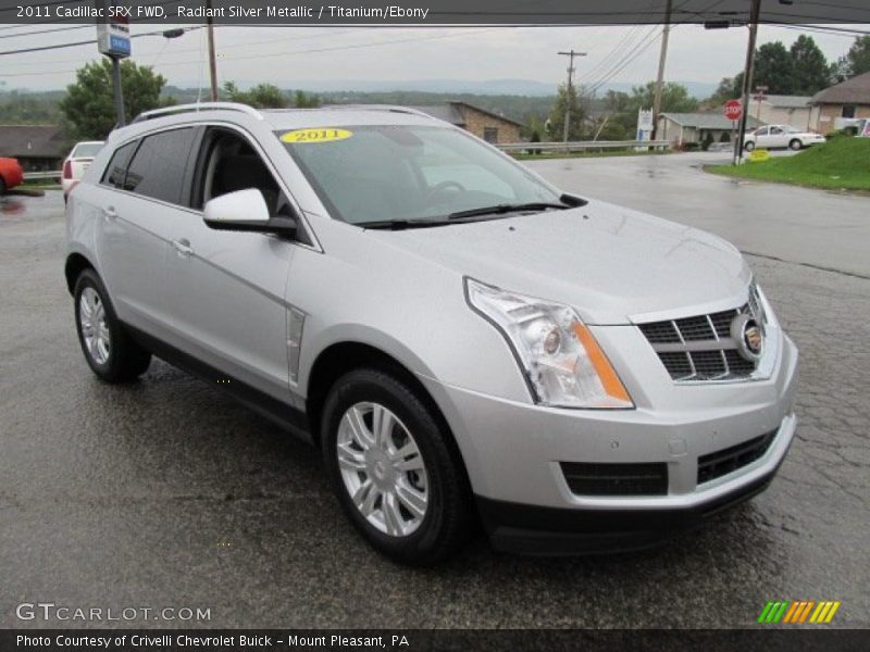 Radiant Silver Metallic / Titanium/Ebony 2011 Cadillac SRX FWD