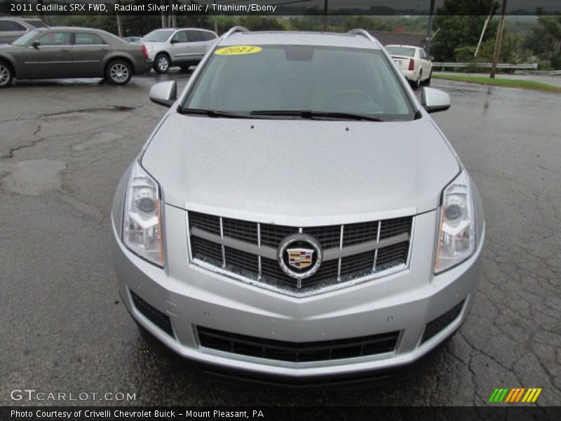 Radiant Silver Metallic / Titanium/Ebony 2011 Cadillac SRX FWD