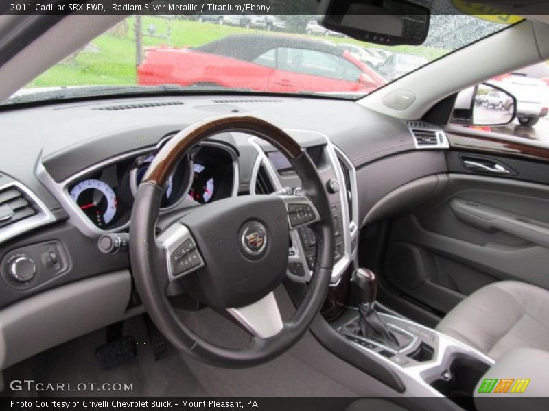 Radiant Silver Metallic / Titanium/Ebony 2011 Cadillac SRX FWD