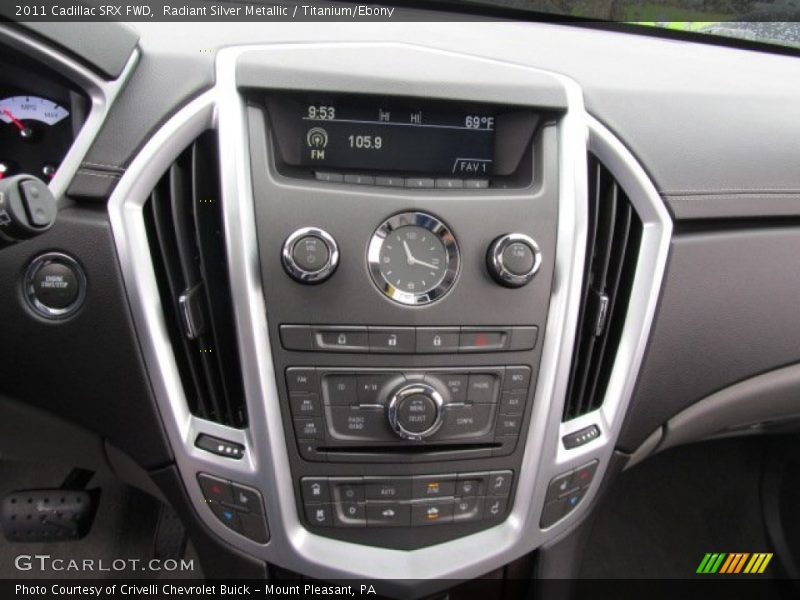 Radiant Silver Metallic / Titanium/Ebony 2011 Cadillac SRX FWD