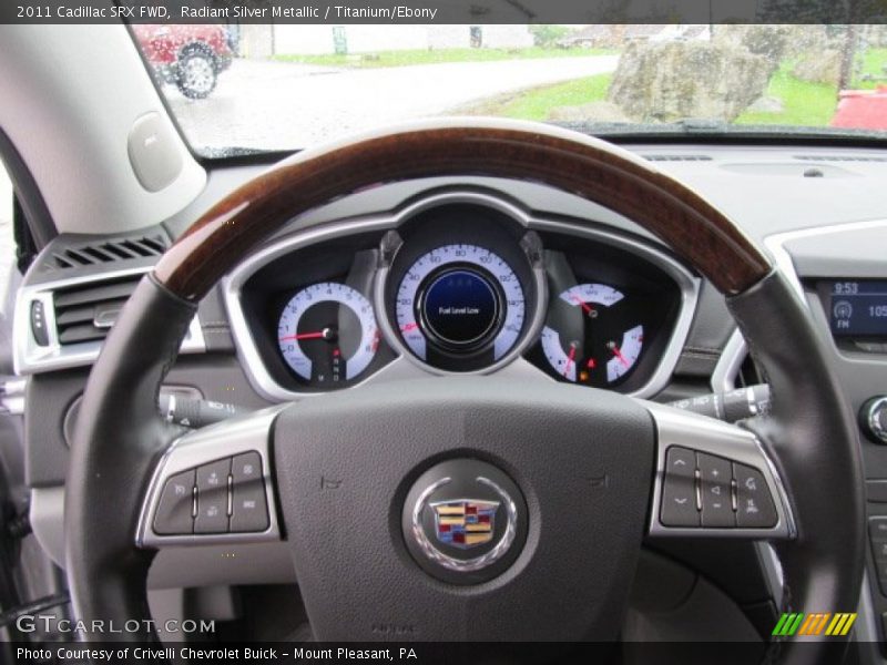 Radiant Silver Metallic / Titanium/Ebony 2011 Cadillac SRX FWD