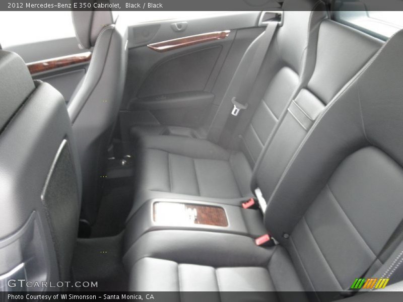 2012 E 350 Cabriolet Black Interior