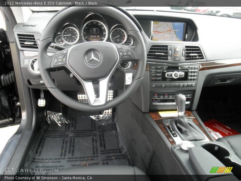 Dashboard of 2012 E 350 Cabriolet