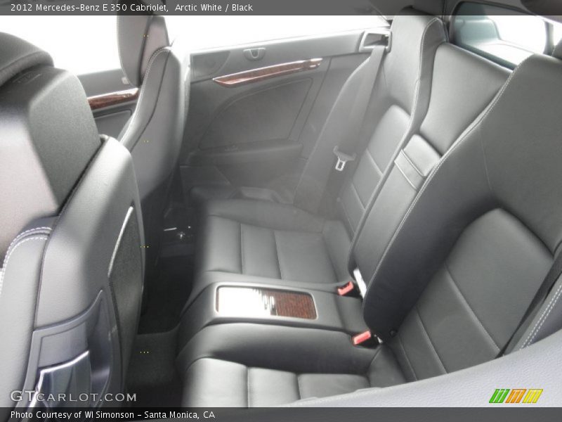 Arctic White / Black 2012 Mercedes-Benz E 350 Cabriolet